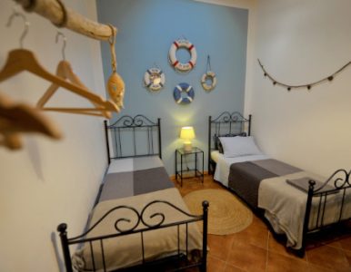 ložnice, dvě postele